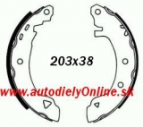 Alfa 145,146 čeluste brzdové zadné 203x38