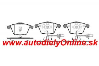Audi A6 7/01-4/04 predné platničky Sada typ ATE, /BENDIX/